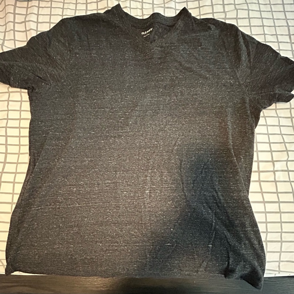 Old Navy Charcoal Short Sleeve Tee (V-neck)